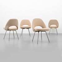 Eero Saarinen Executive Armless Chairs, Set of 4 - Sold for $1,235 on 05-25-2019 (Lot 2).jpg